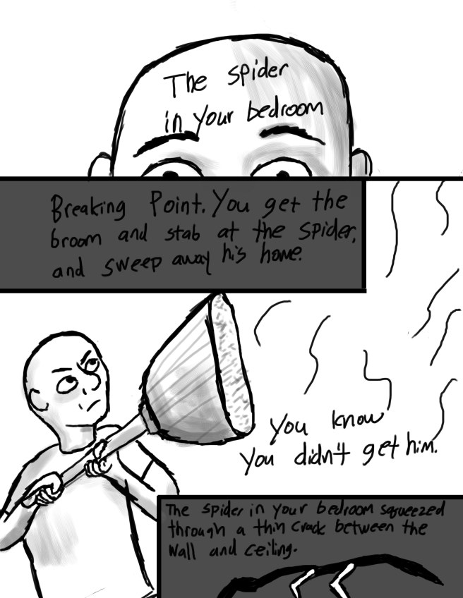 Spider in Bedroom page 10a